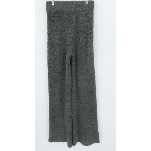 Skims Pants Womens Small Medium Green Cozy Bouclé Fleece Lounge High Waist - Picture 2 of 14
